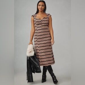 Anthropologie The Cecily Fit & Flare Sweetheart Dress